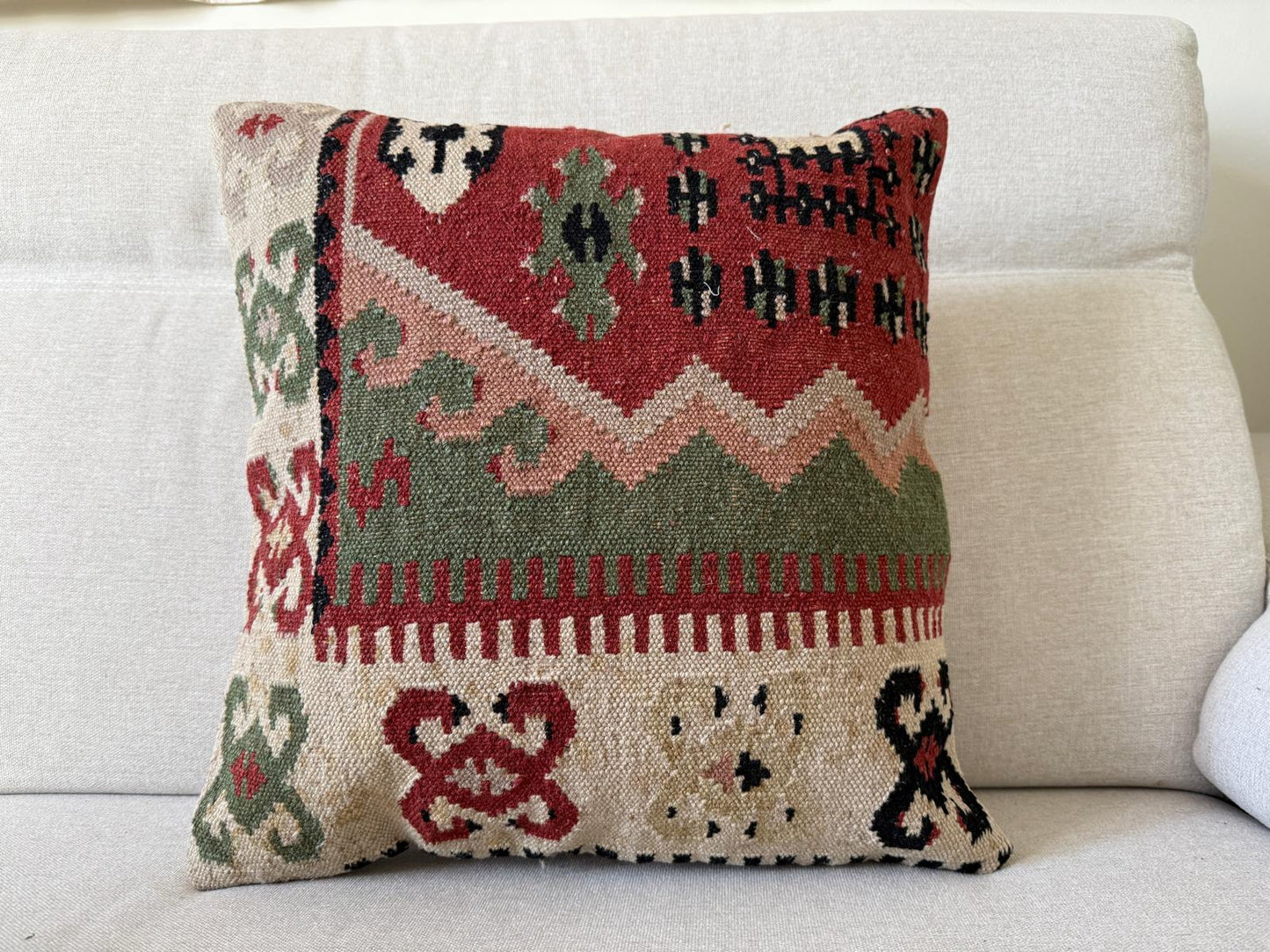 Hand woven Kilim cushion cover (50x50cm)