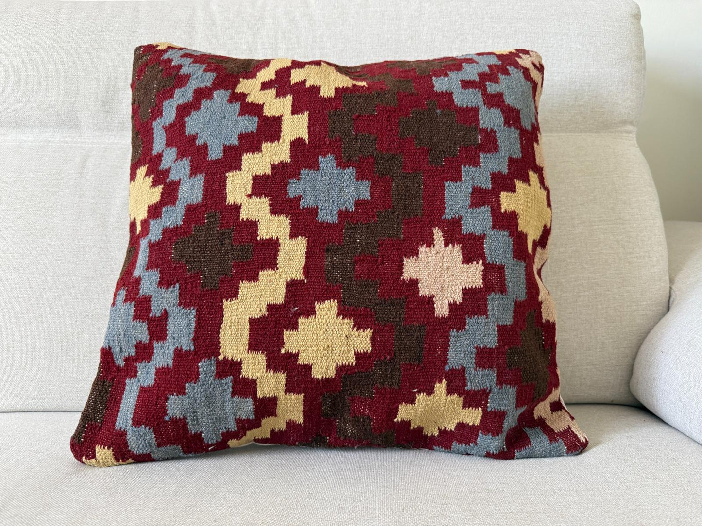 Hand woven Kilim cushion cover (50x50cm)