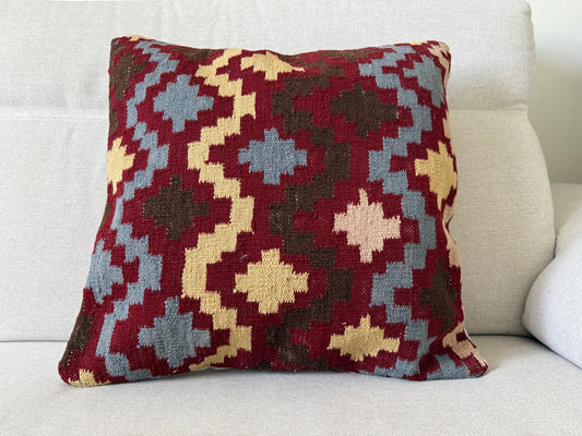 Hand woven Kilim cushion cover (50x50cm)