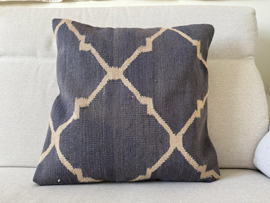 Hand woven Kilim cushion cover (50x50cm)