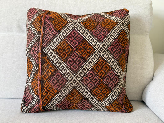 Hand woven Kilim cushion cover (50x50cm)