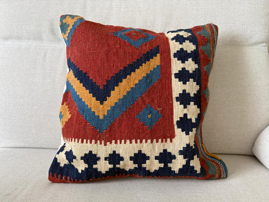 Hand woven Kilim cushion cover (50x50cm)