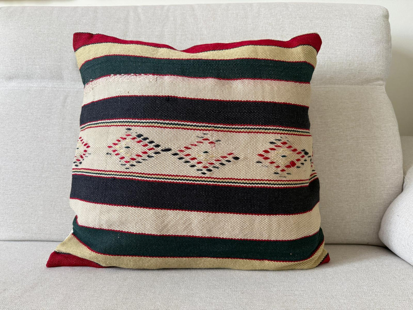 Hand woven Kilim cushion cover (50x50cm)