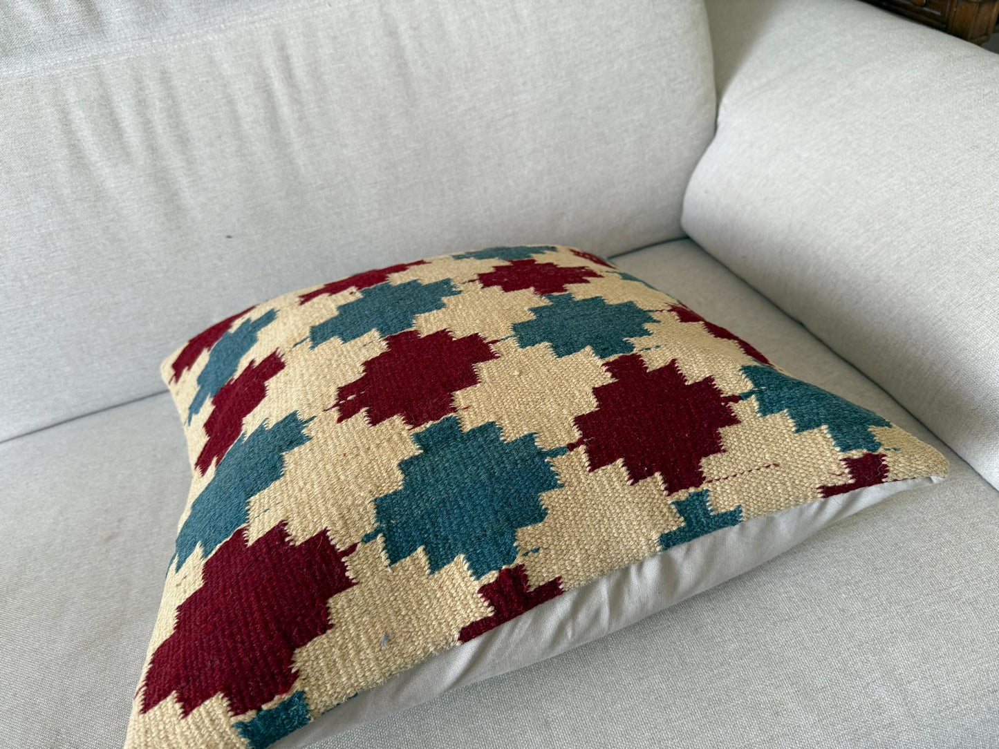 Hand woven Kilim cushion cover (50x50cm)