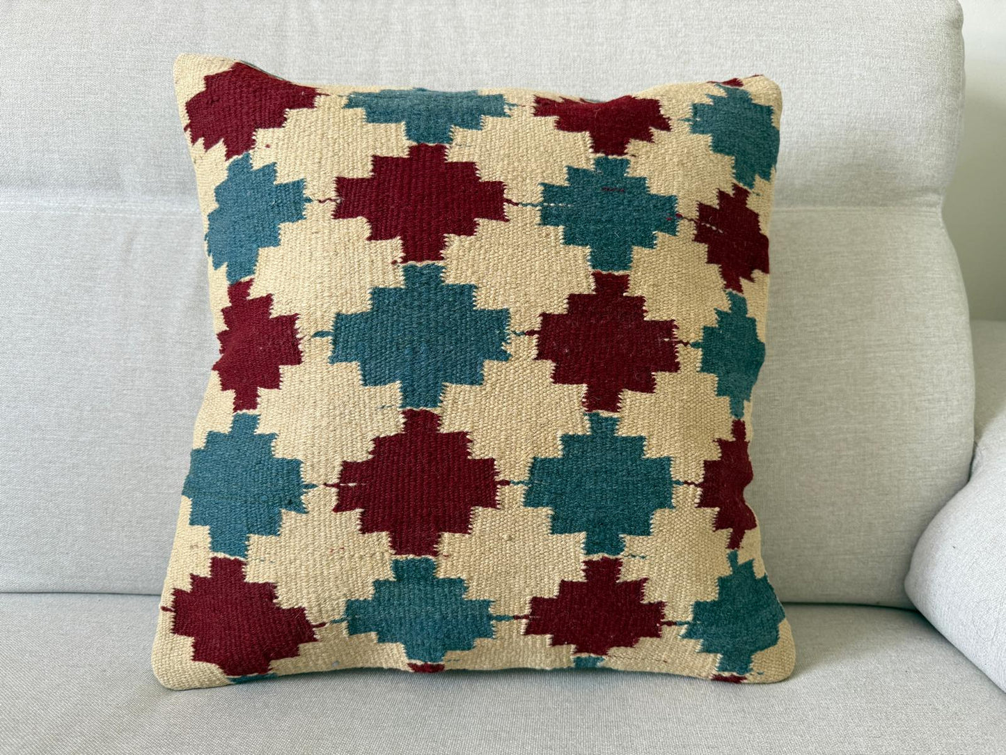 Hand woven Kilim cushion cover (50x50cm)