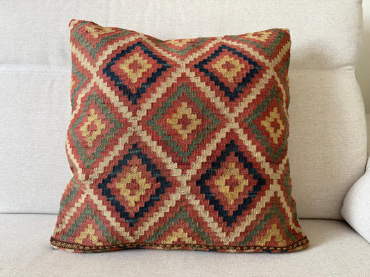 Hand woven Kilim cushion cover (50x50cm)