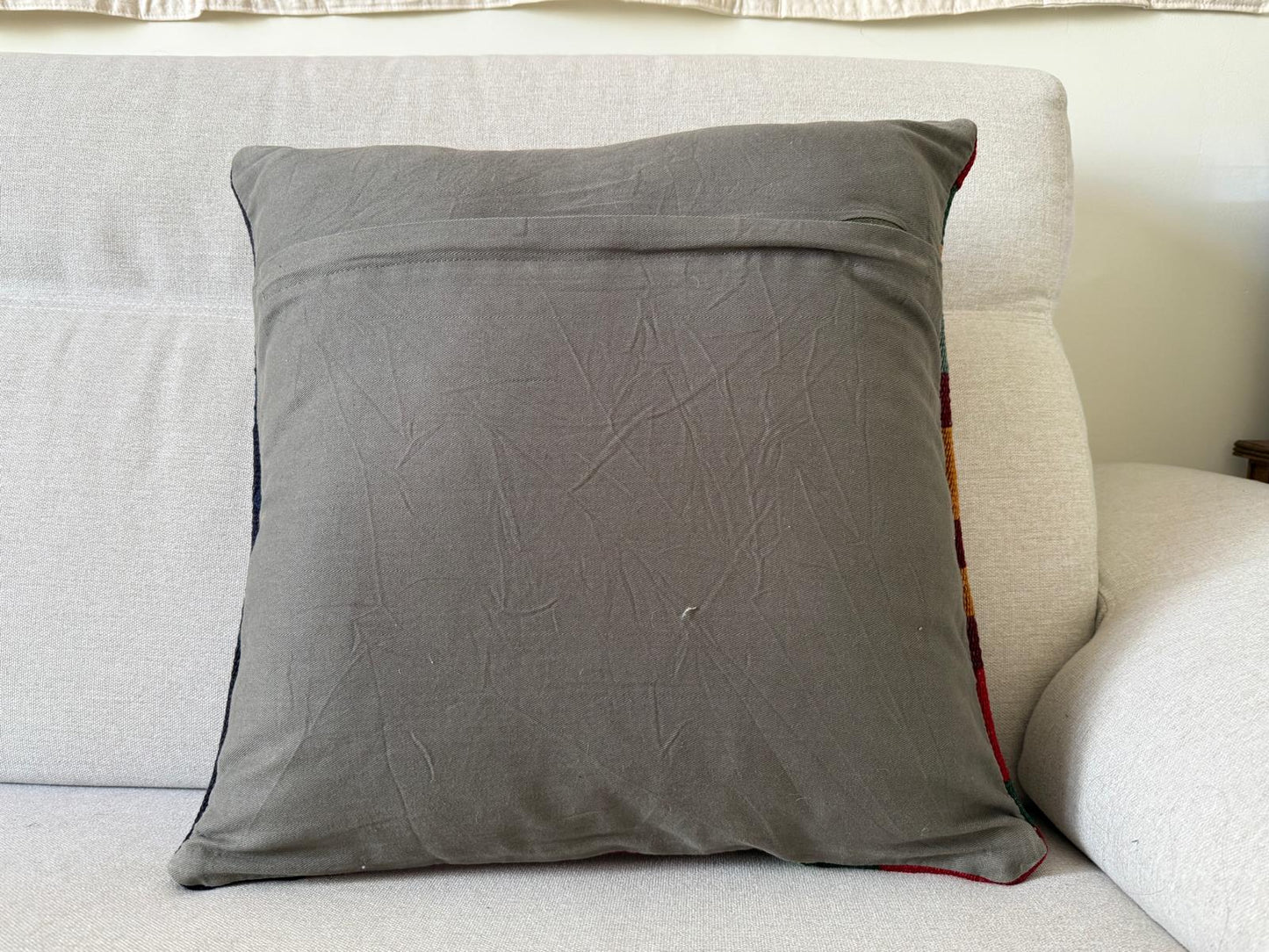 Hand woven Kilim cushion cover (50x50cm)