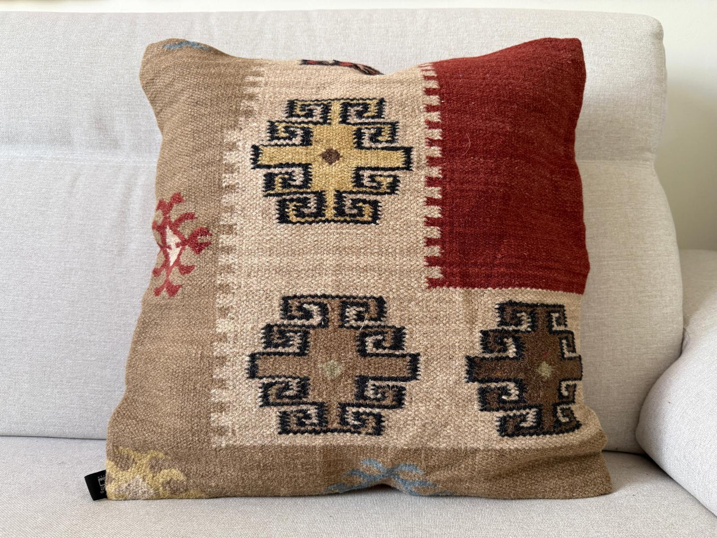 Hand woven Kilim cushion cover (50x50cm)