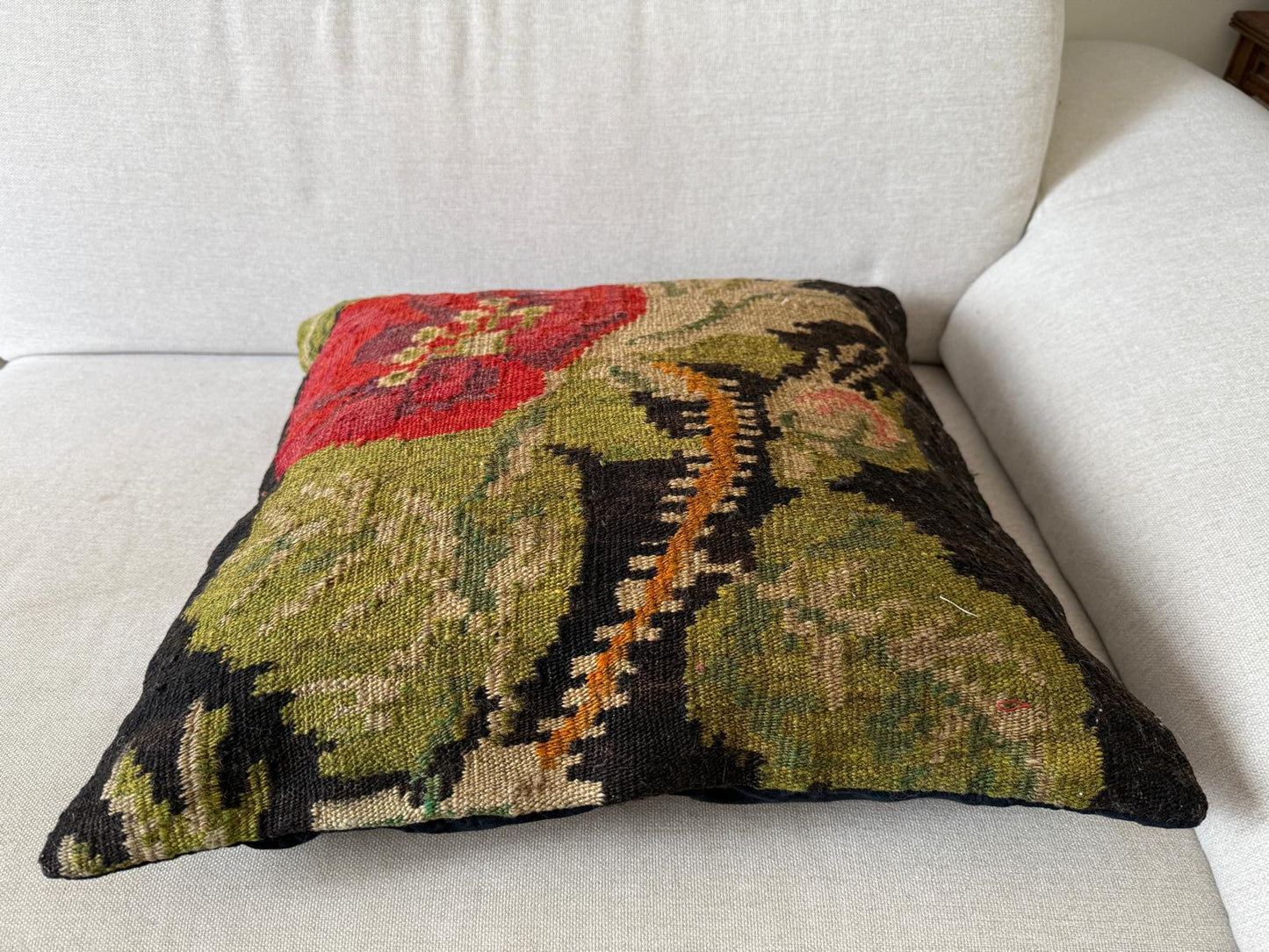 Hand woven Kilim cushion cover (50x50cm)