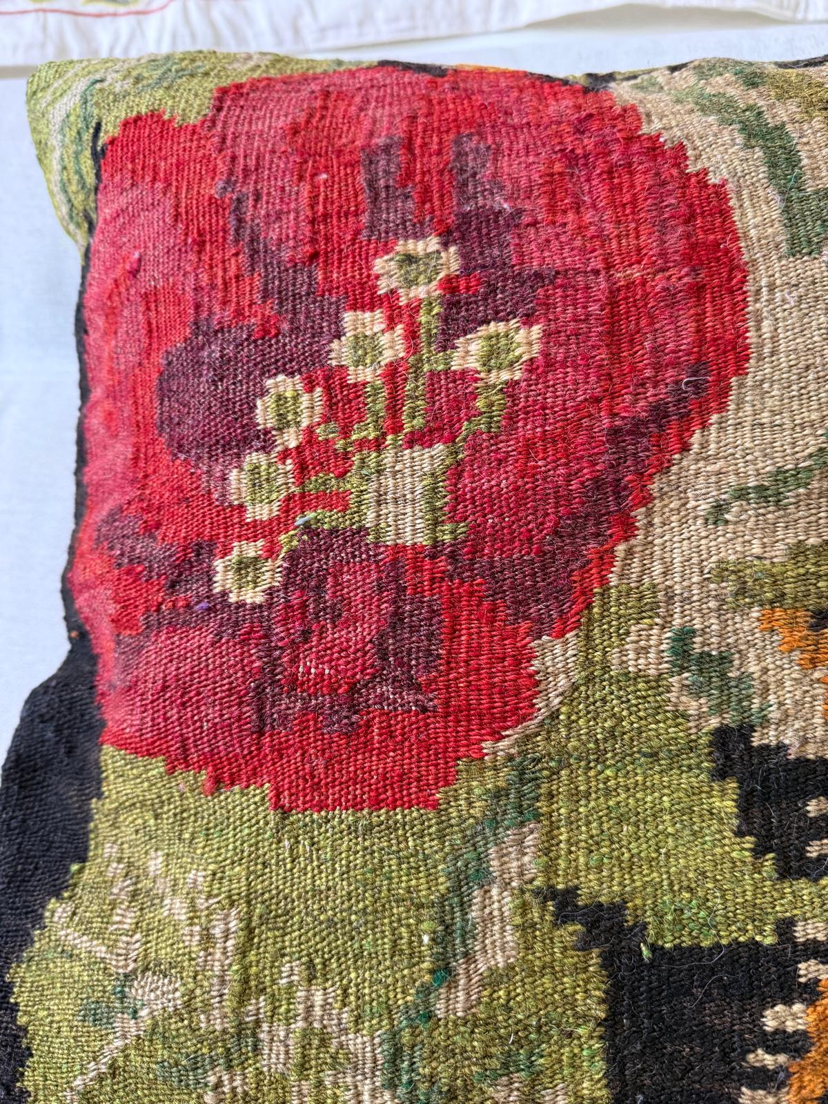 Hand woven Kilim cushion cover (50x50cm)
