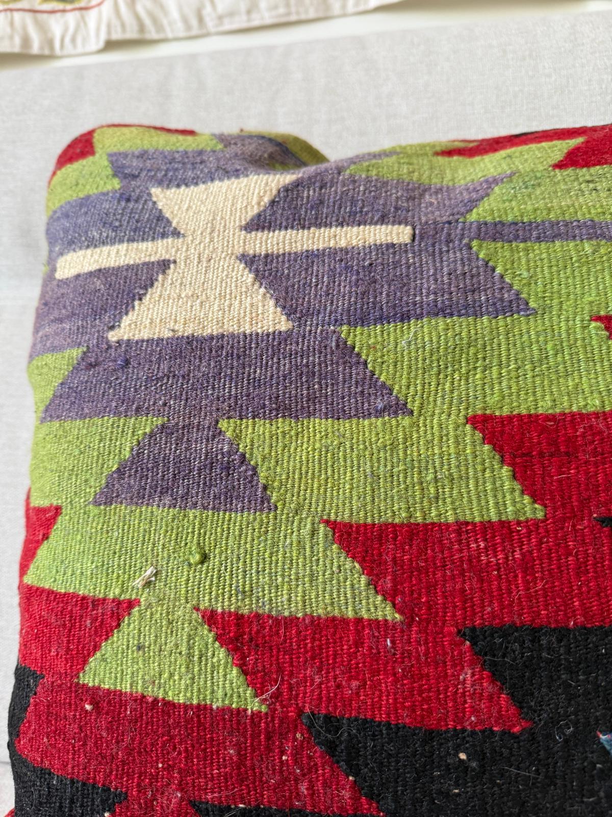 Hand woven Kilim cushion cover (50x50cm)