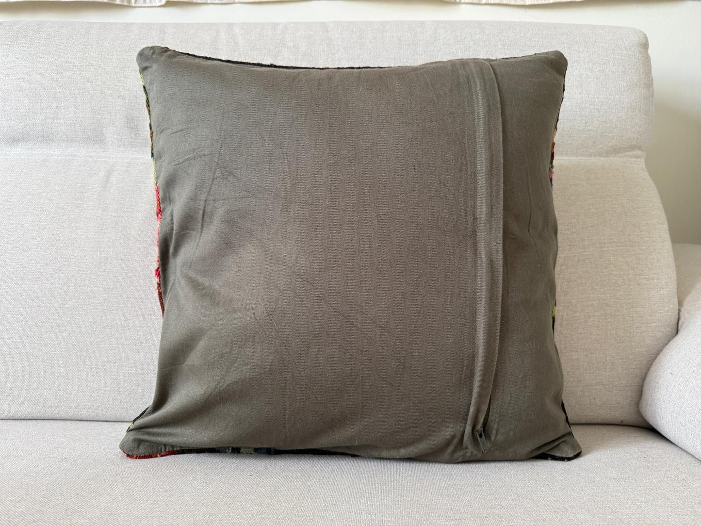Hand woven Kilim cushion cover (50x50cm)