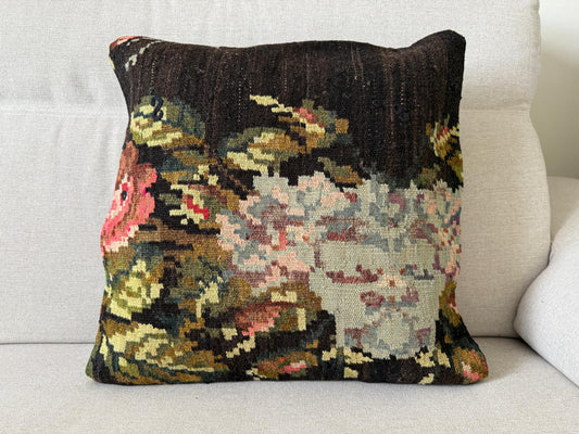 Hand woven Kilim cushion cover (50x50cm)