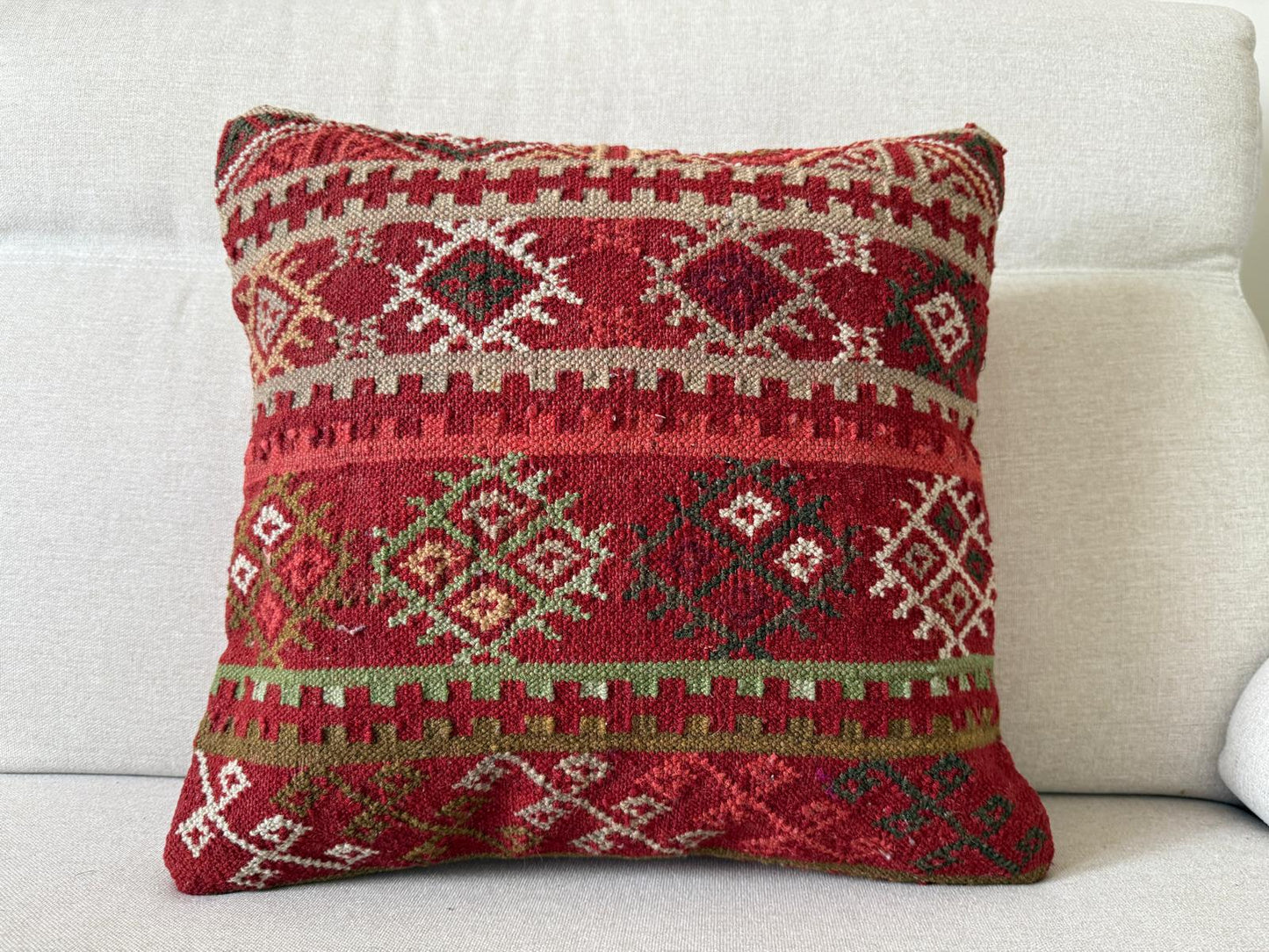 Hand woven Kilim cushion cover (50x50cm)