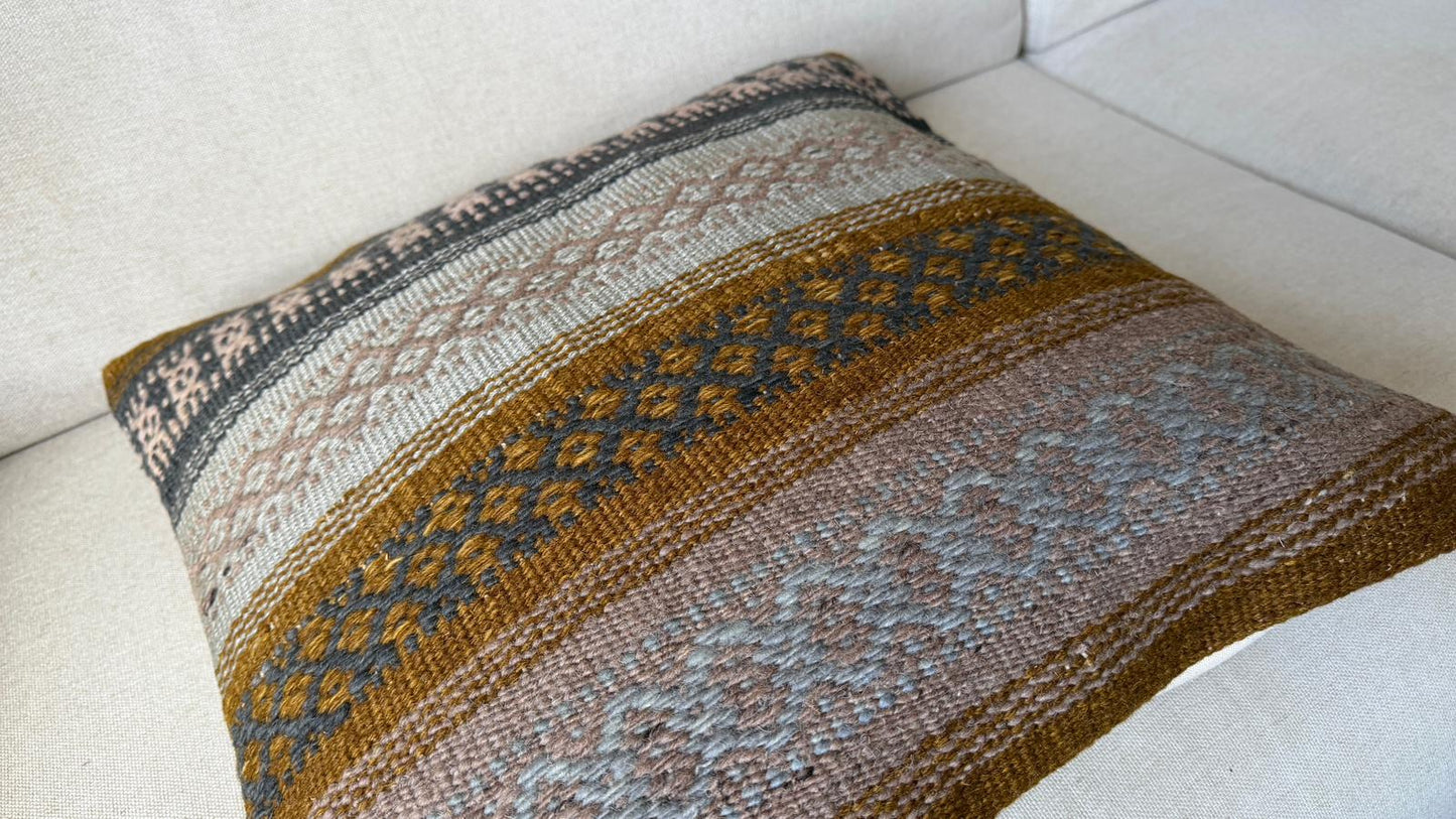 Hand woven Kilim cushion cover (50x50cm)