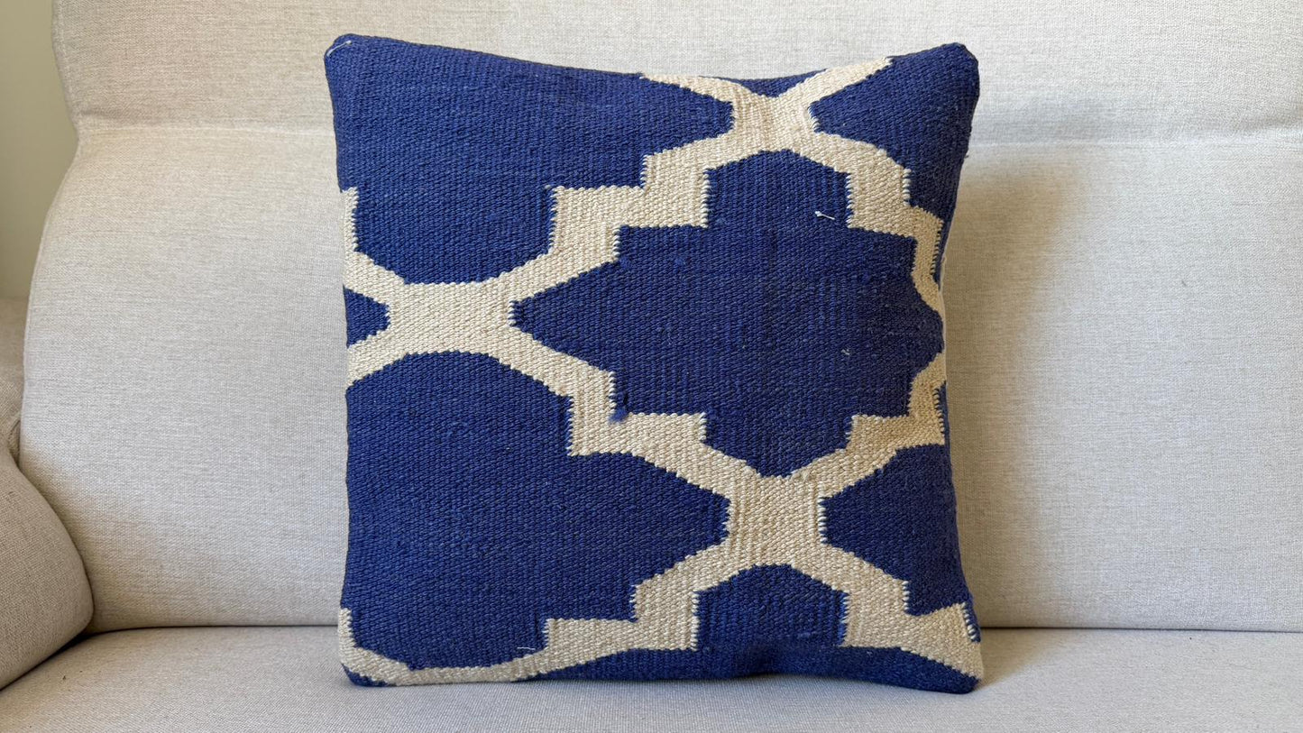 Hand woven Kilim cushion cover (40x40cm)