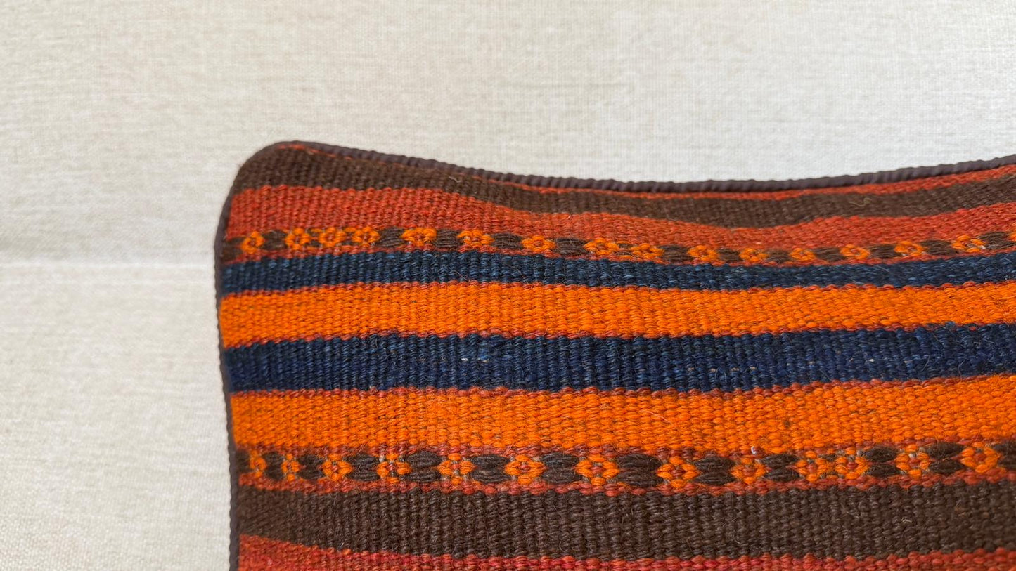 Hand woven Kilim cushion cover (40x40cm)