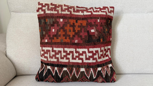Hand woven Kilim cushion cover (40x40cm)