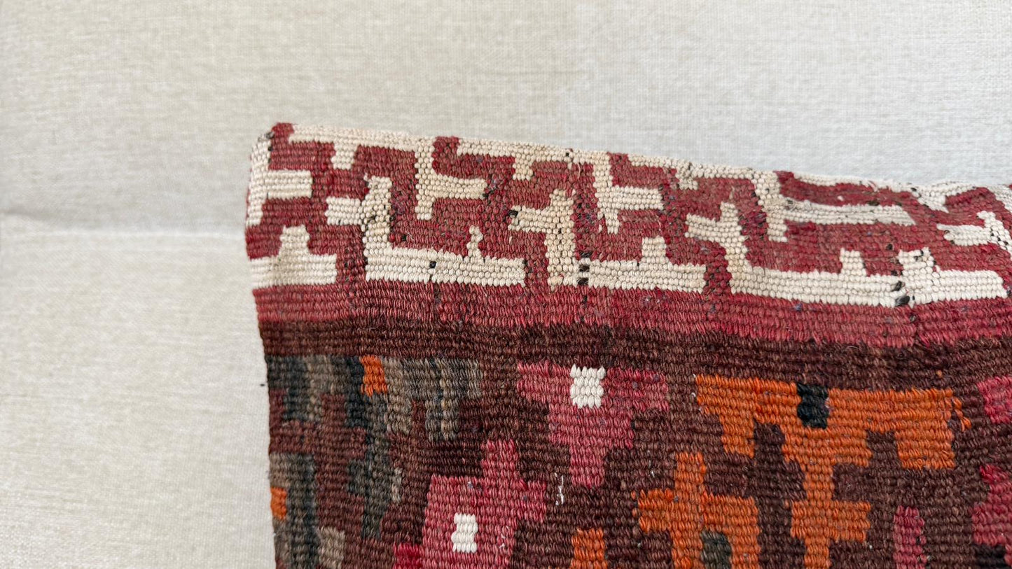 Hand woven Kilim cushion cover (40x40cm)