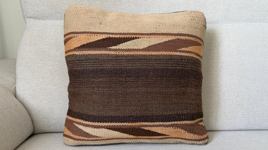 Hand woven Kilim cushion cover (40x40cm)