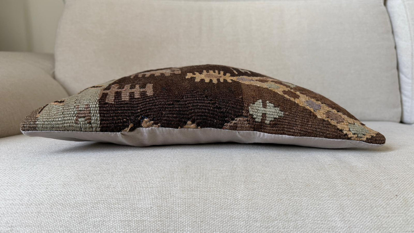 Hand woven Kilim cushion cover (40x40cm)