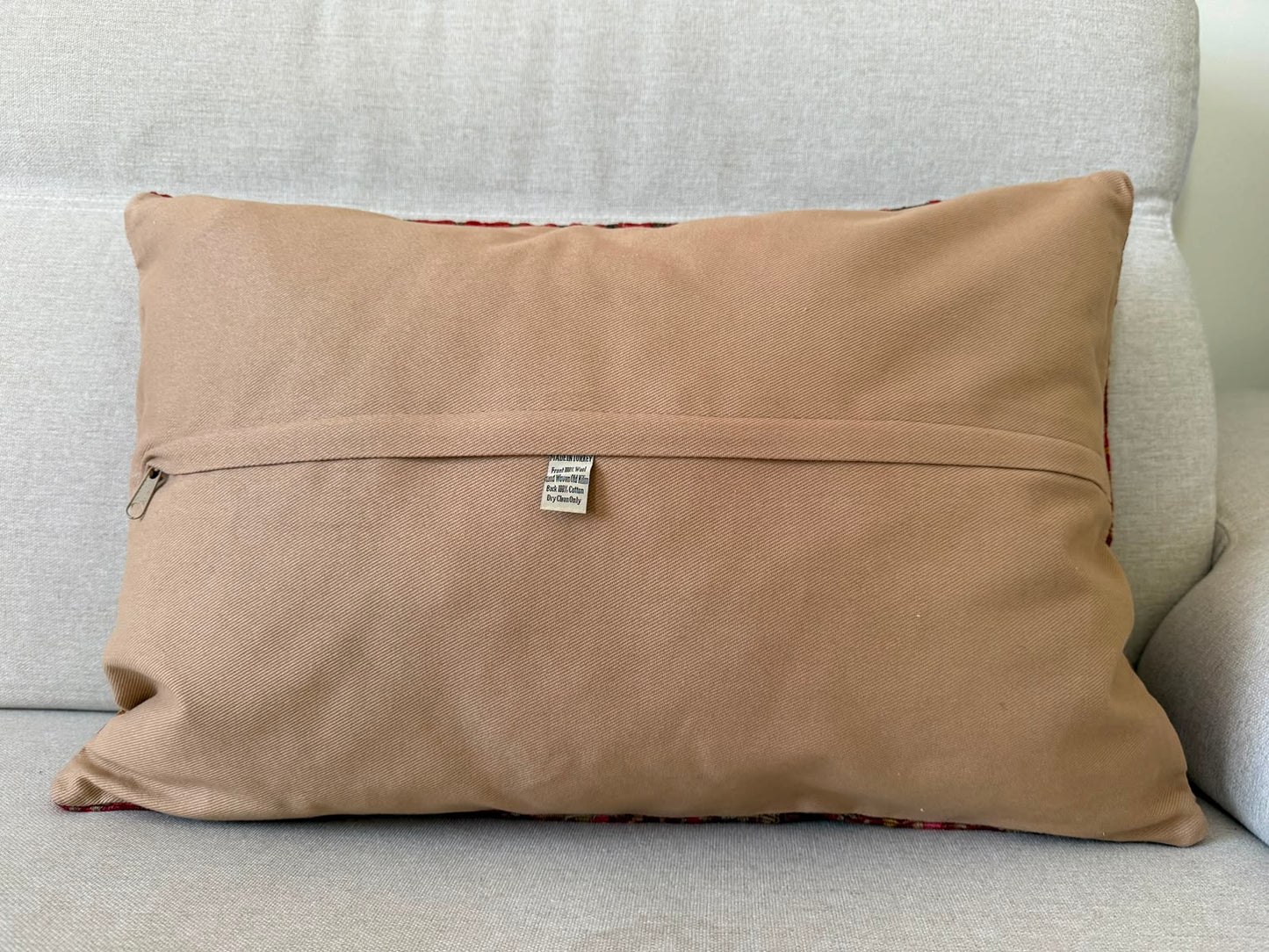 Hand woven Kilim cushion cover (60x40cm)