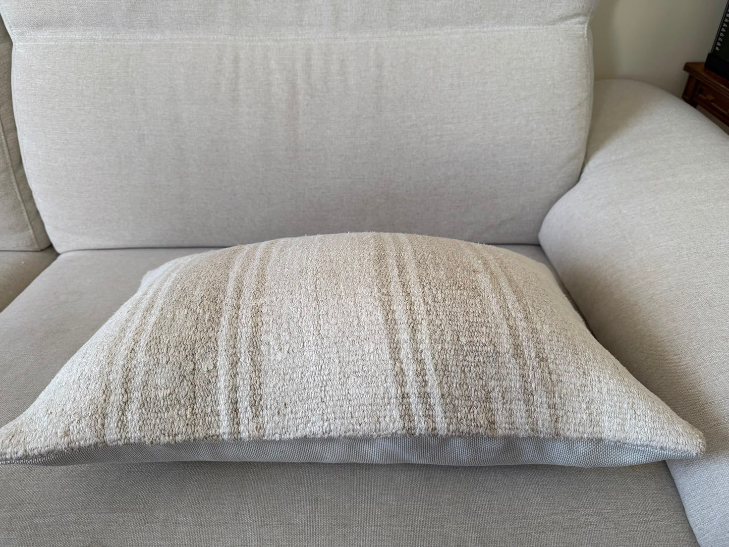 Hemp Hand woven Kilim cushion cover (60x40cm)