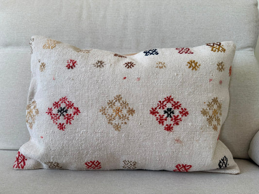 Hemp Hand woven Kilim cushion cover (60x40cm)