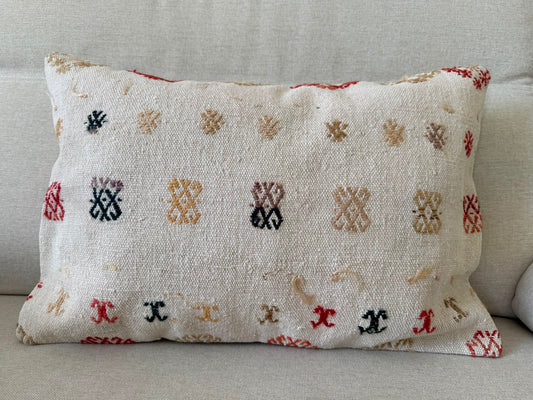 Hemp Hand woven Kilim cushion cover (60x40cm)