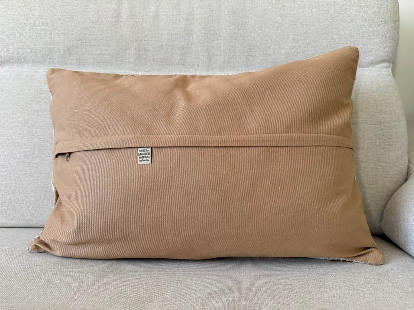 Hemp Hand woven Kilim cushion cover (60x40cm)