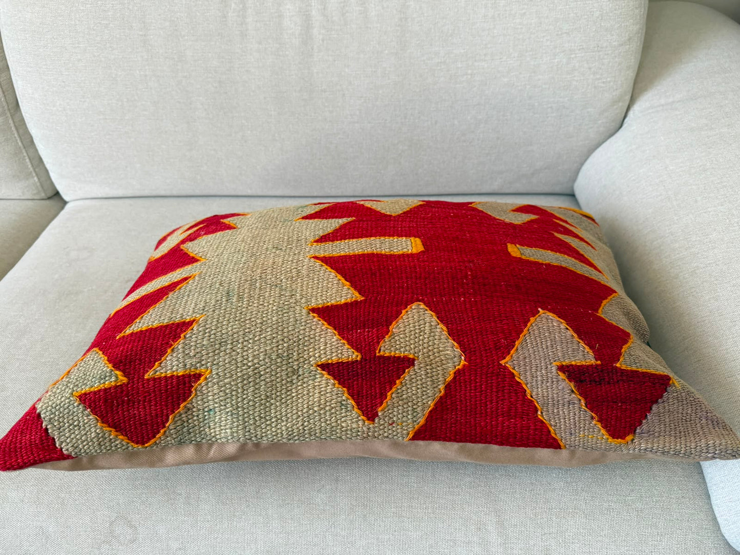Hemp Hand woven Kilim cushion cover (60x40cm)