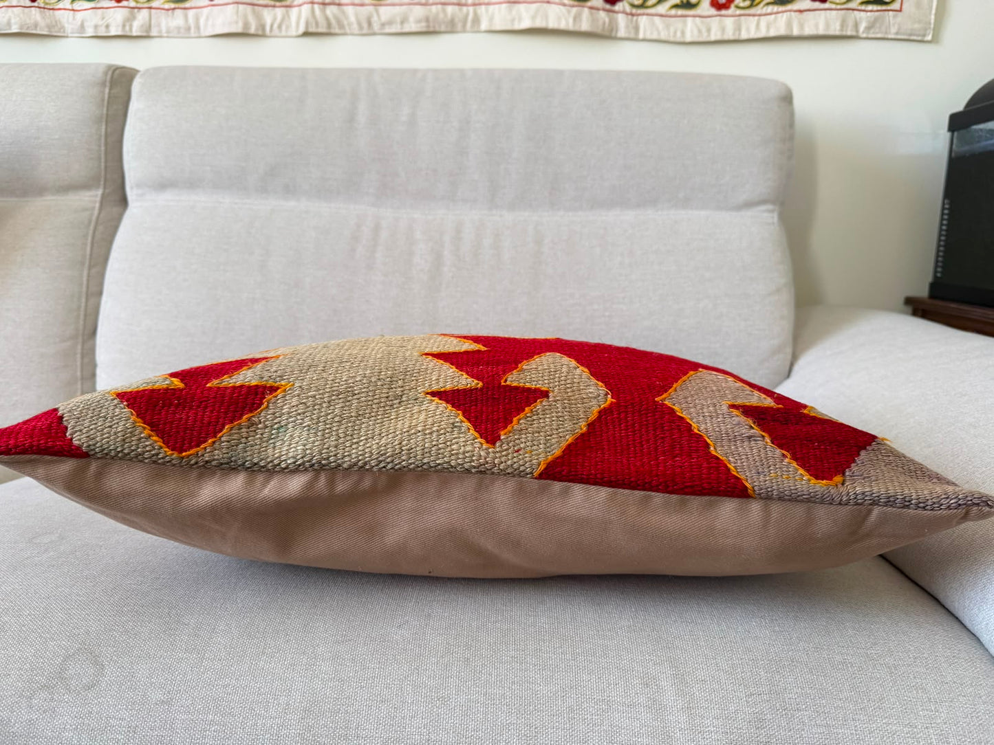 Hemp Hand woven Kilim cushion cover (60x40cm)