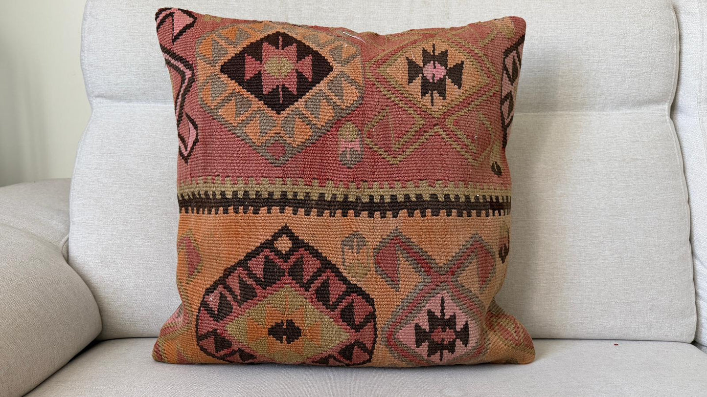 Hand woven Kilim cushion cover (50x50cm)