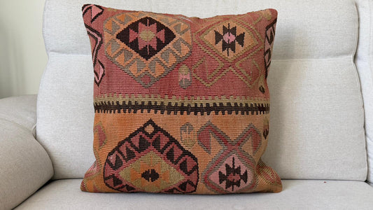 Hand woven Kilim cushion cover (50x50cm)