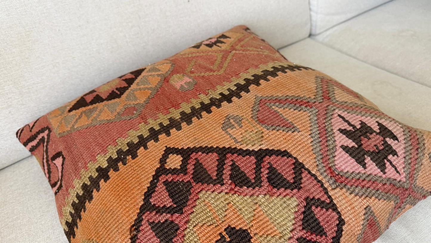 Hand woven Kilim cushion cover (50x50cm)