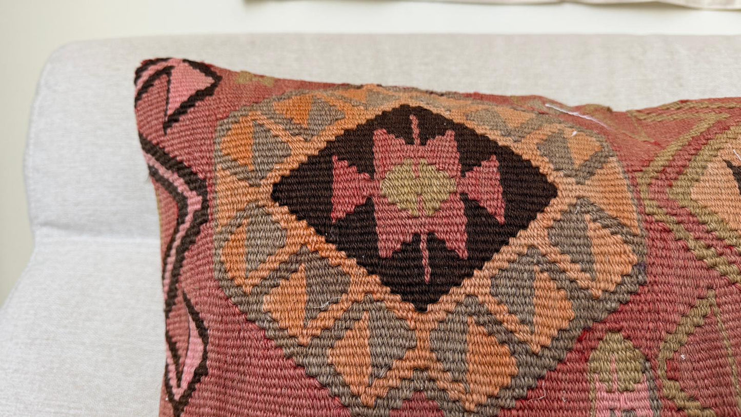 Hand woven Kilim cushion cover (50x50cm)