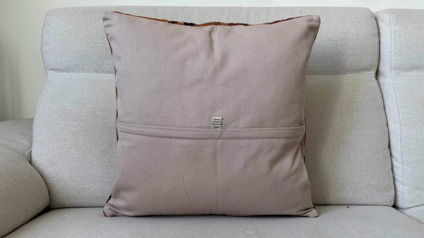 Hand woven Kilim cushion cover (50x50cm)