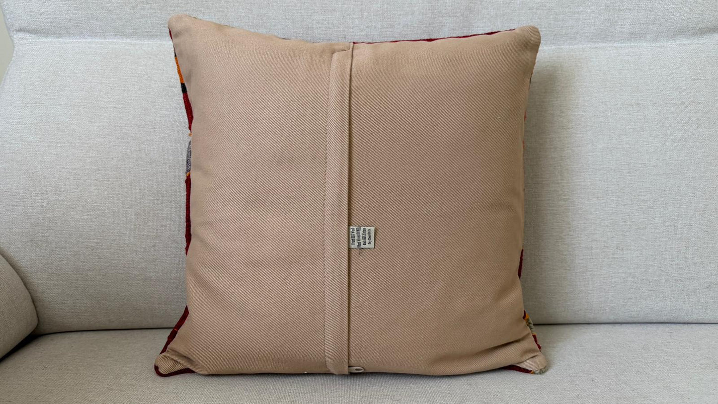 Hand woven Kilim cushion cover (50x50cm)