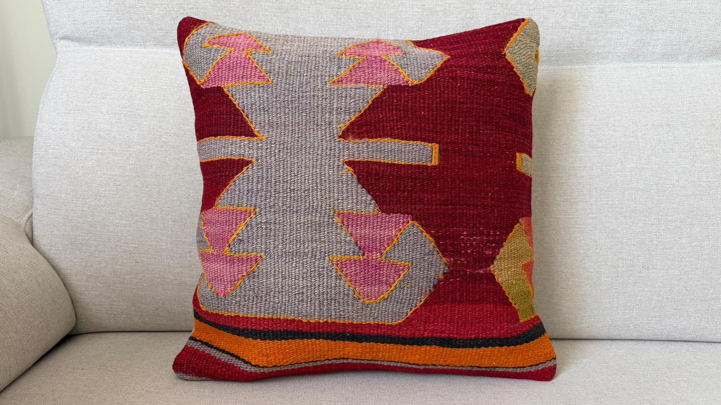 Hand woven Kilim cushion cover (50x50cm)