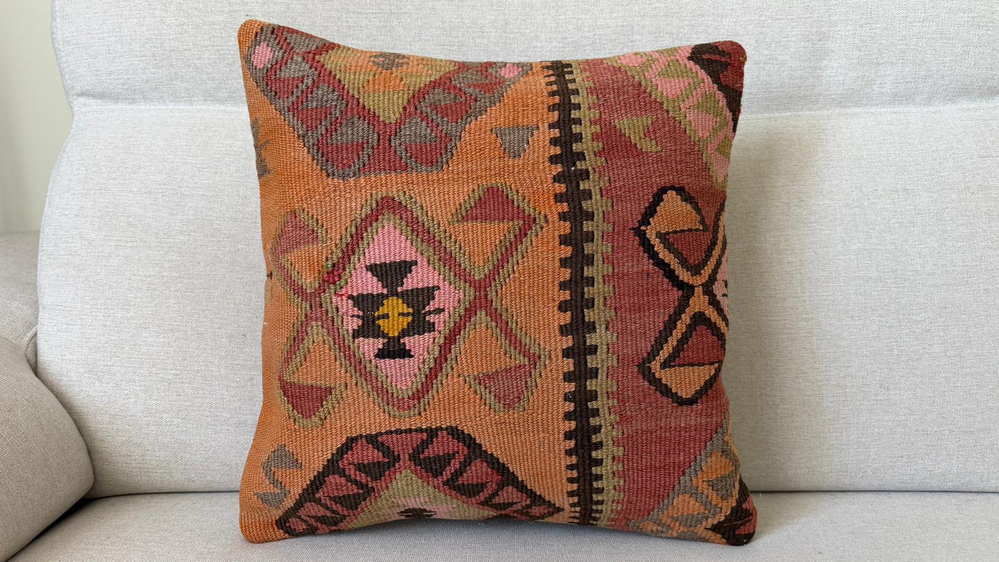 Hand woven Kilim cushion cover (50x50cm)