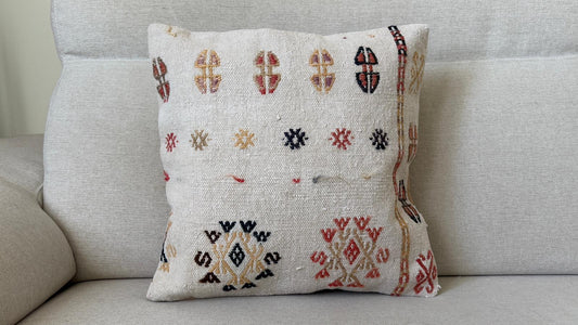 Hand woven Kilim cushion cover (40x40cm)