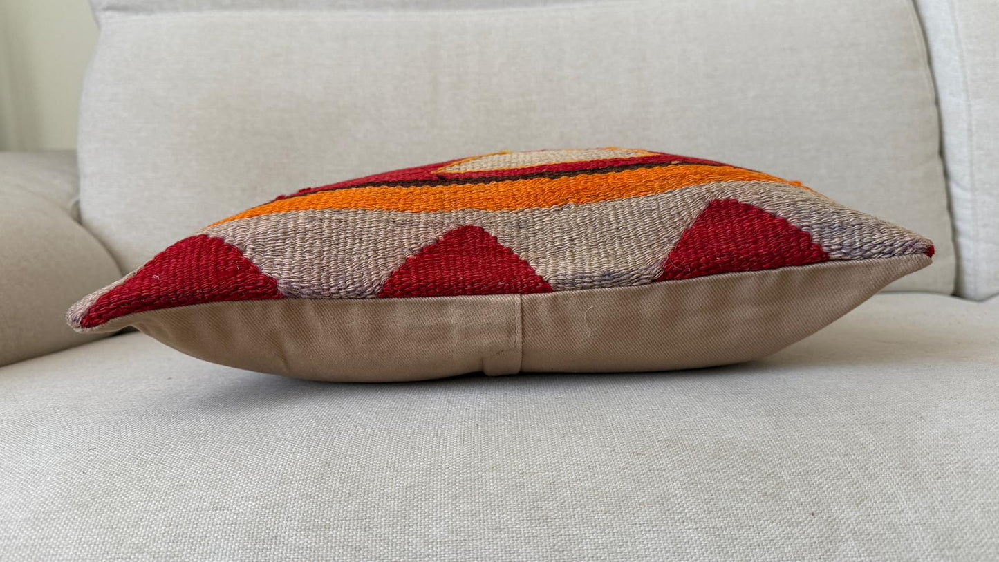 Hand woven Kilim cushion cover (40x40cm)