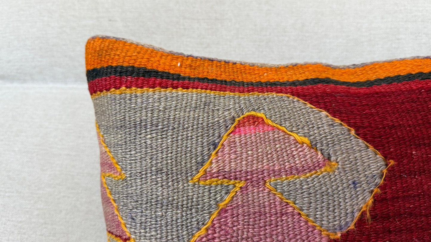 Hand woven Kilim cushion cover (40x40cm)
