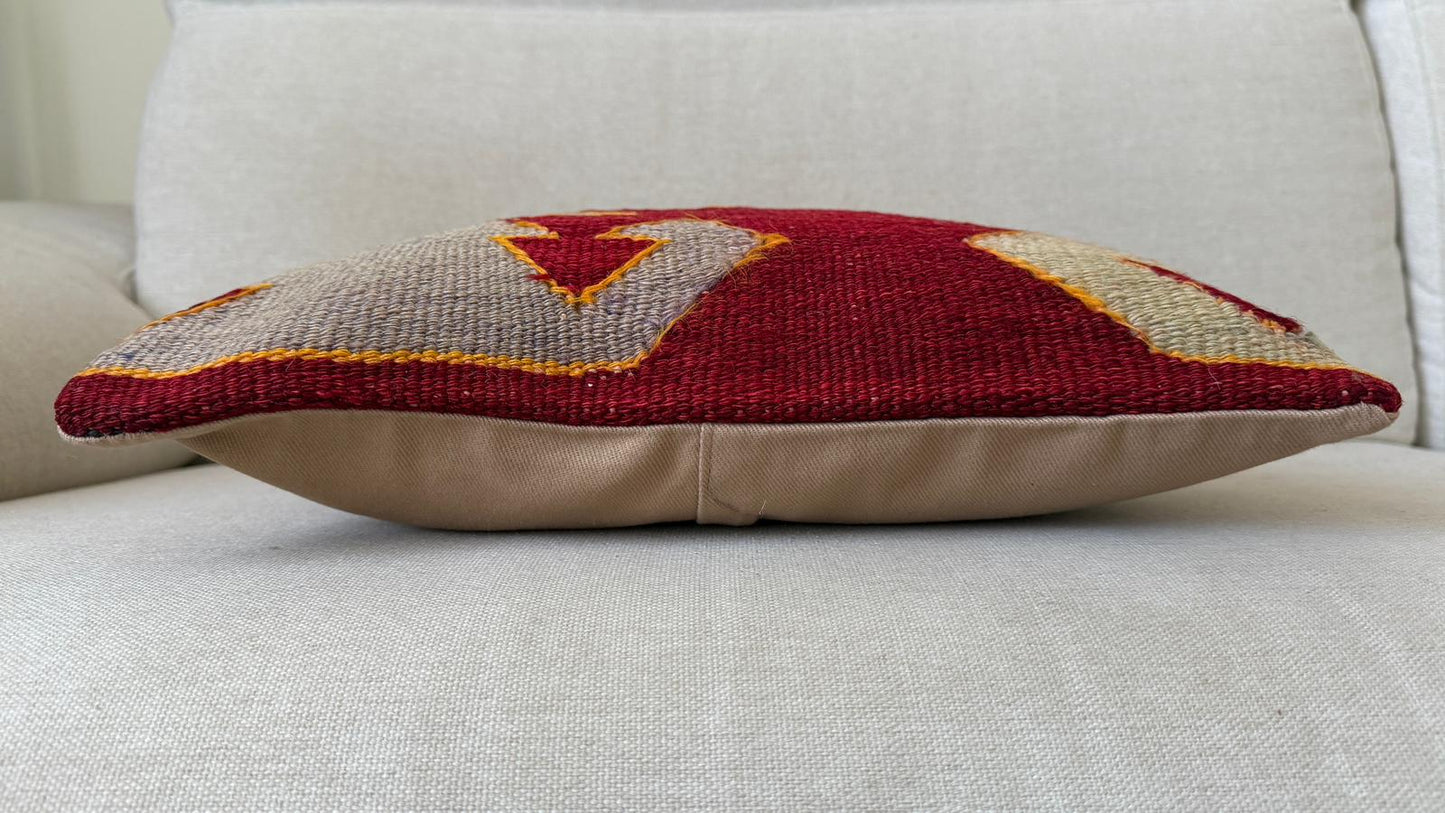 Hand woven Kilim cushion cover (40x40cm)