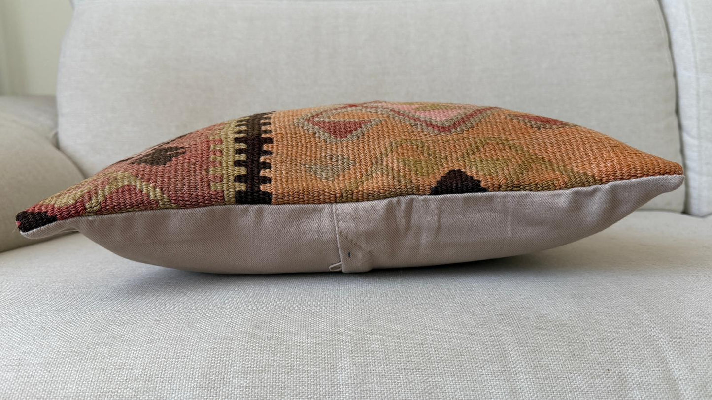 Hand woven Kilim cushion cover (40x40cm)