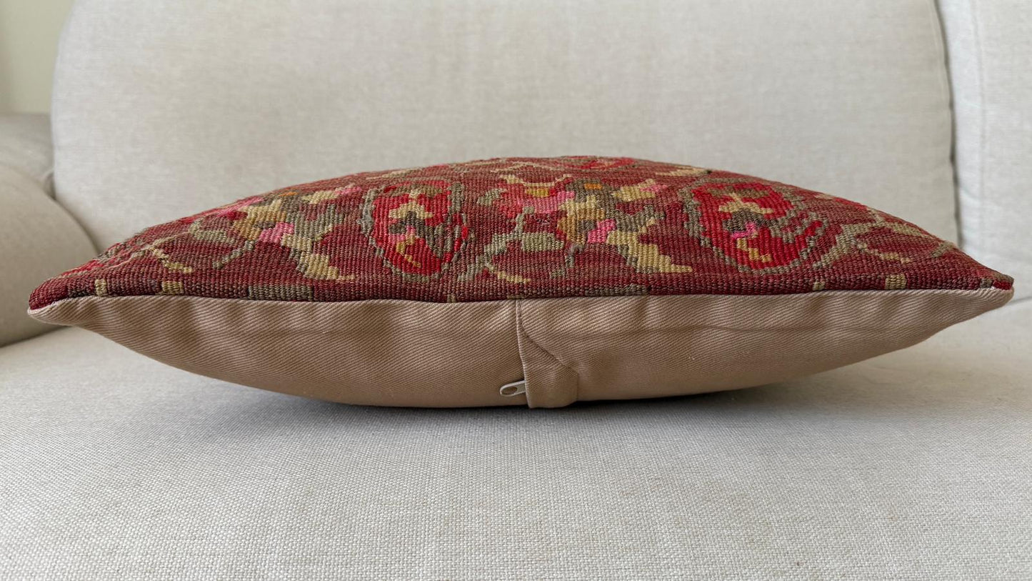Hand woven Kilim cushion cover (40x40cm)