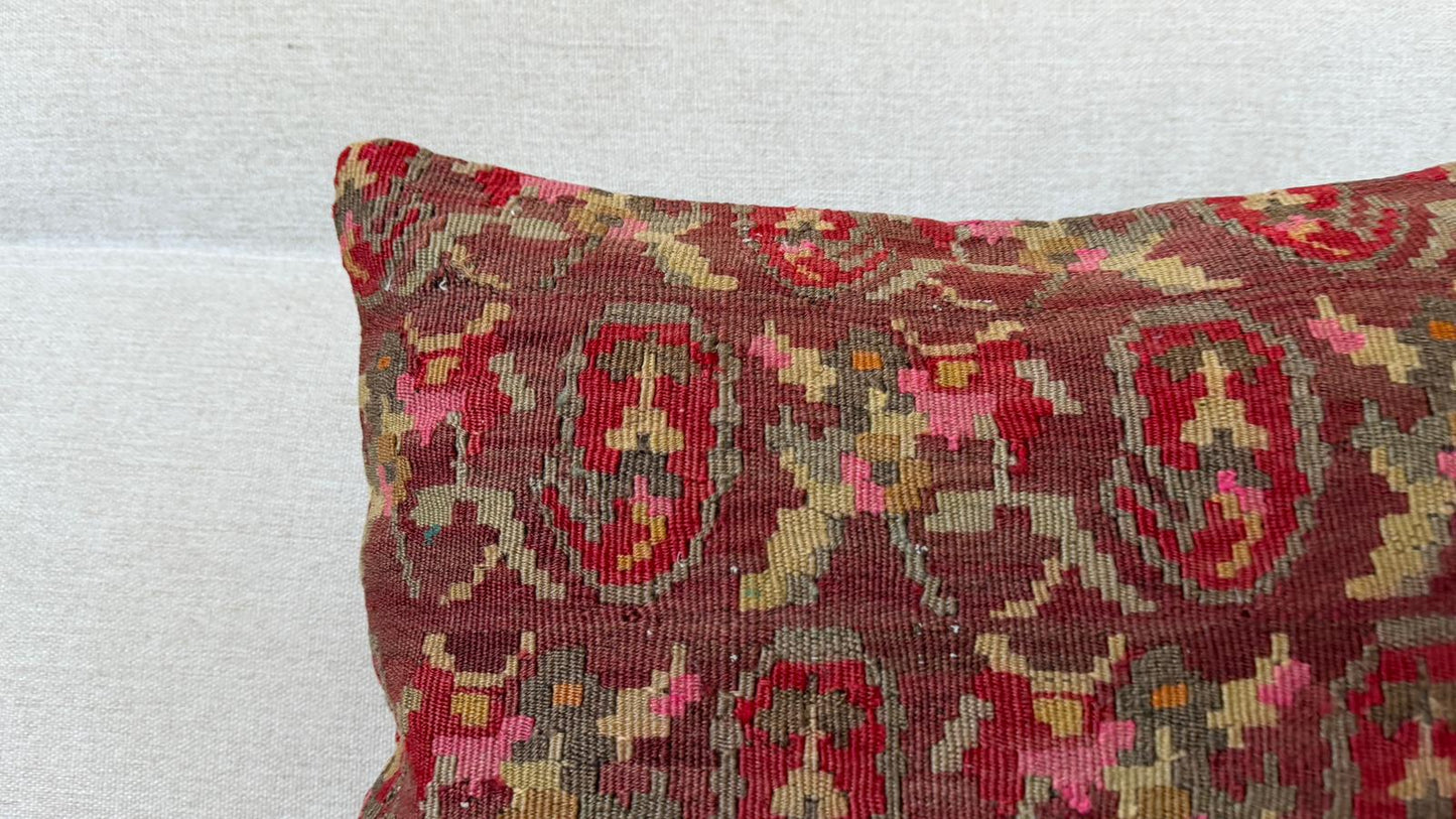 Hand woven Kilim cushion cover (40x40cm)