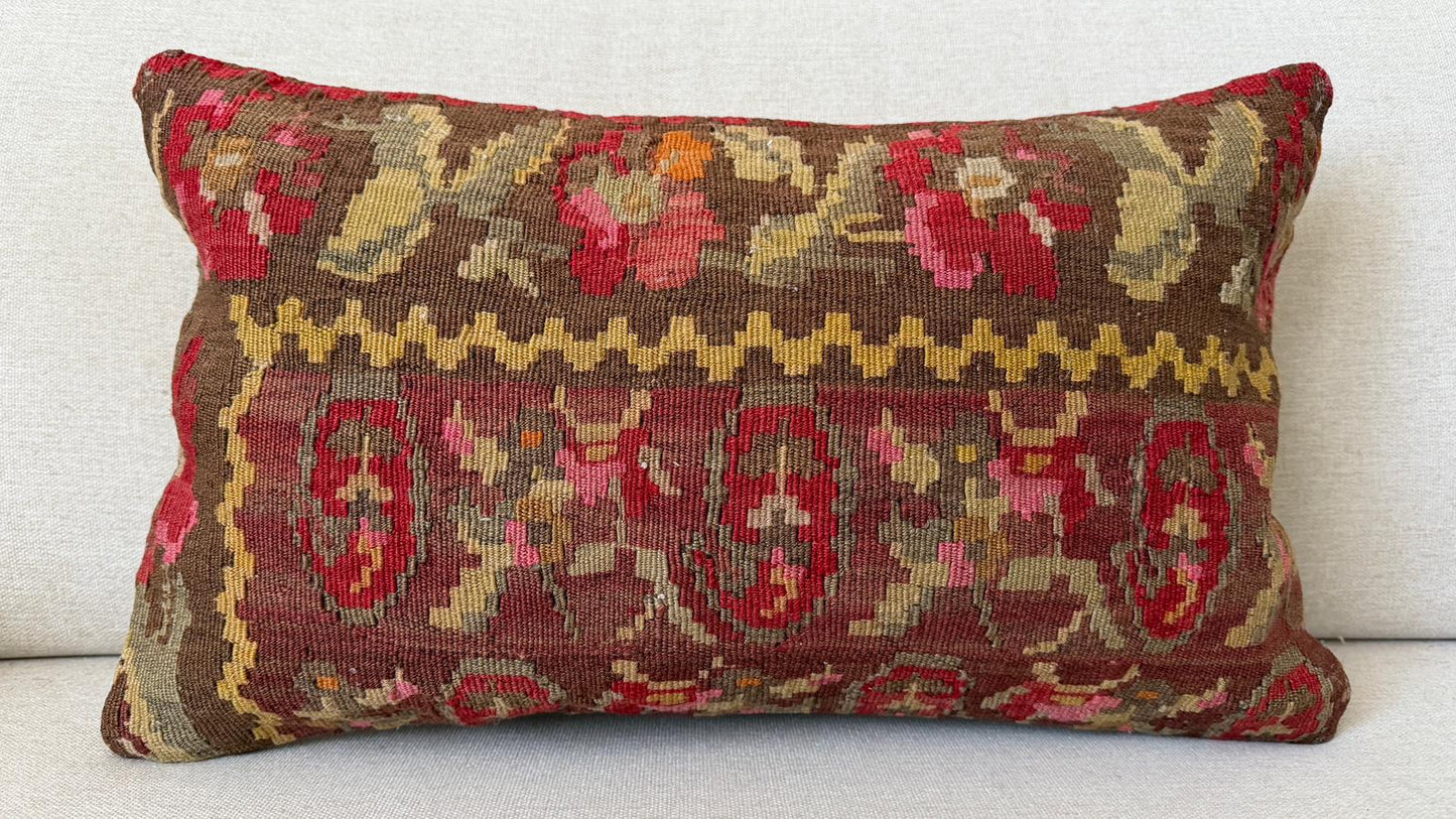 Hamp Hand woven Kilim cushion cover (50x30cm)