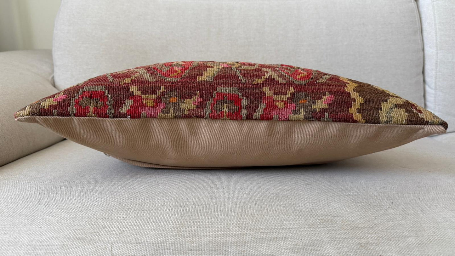 Hamp Hand woven Kilim cushion cover (50x30cm)
