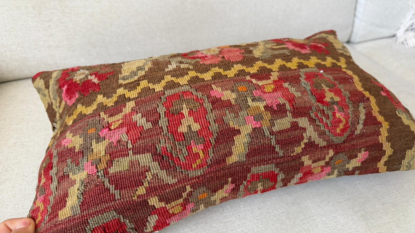 Hamp Hand woven Kilim cushion cover (50x30cm)